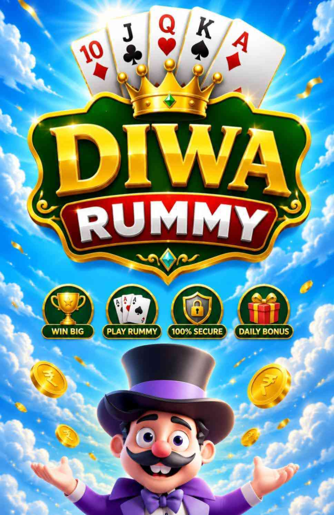 Diwa Rummy App Download | Sing-up Bonus ₹50 | Withdrawal ₹100